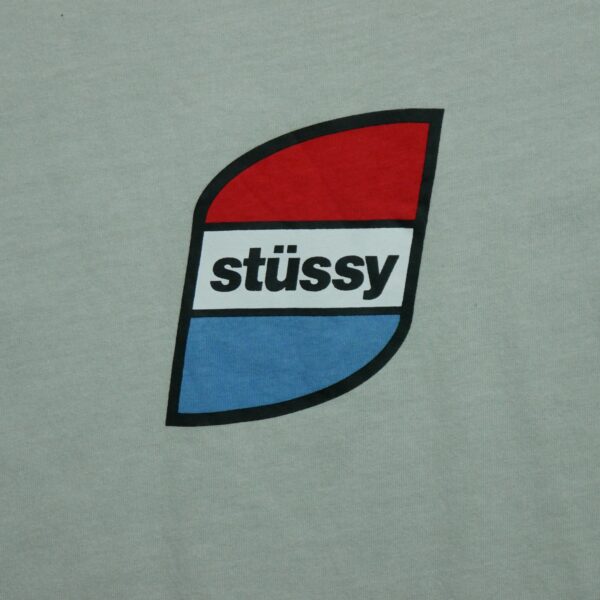 T shirt manches courtes homme beige Stussy Motif imprime Col Rond QWE3638