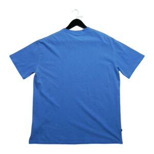 T shirt manches courtes homme bleu Stussy Motif imprime Col Rond QWE3271