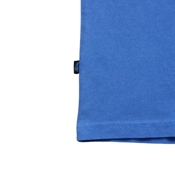 T shirt manches courtes homme bleu Stussy Motif imprime Col Rond QWE3271