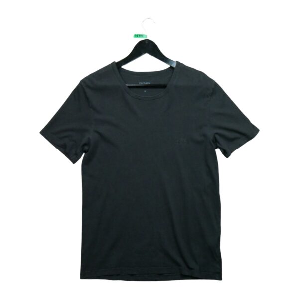 T shirt manches courtes homme noir Hugo Boss Col Rond QWE0585