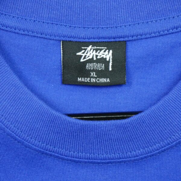 T shirt manches courtes homme violet Stussy Col Rond QWE3011