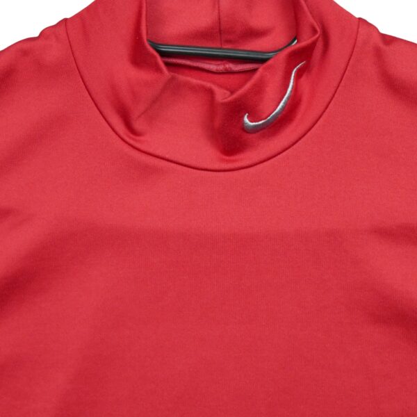 T shirt manches longues homme rouge Nike Col Montant QWE1284