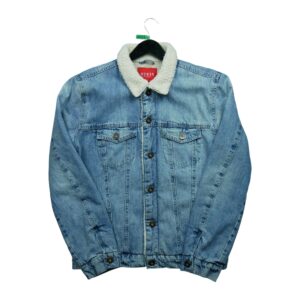 Veste en jean homme manches longues bleu Levi Strauss QWE0537