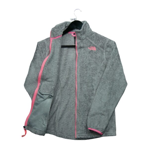 Veste polaires enfant manches longues gris The North Face Col Montant QWE3400