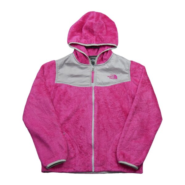 Veste polaires enfant manches longues rose The North Face Col Montant QWE1187