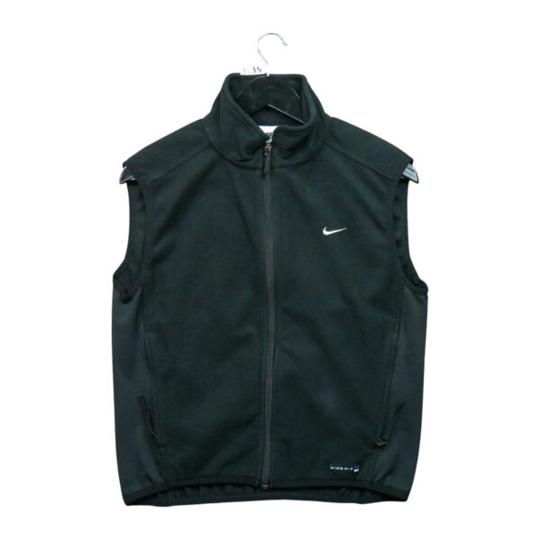 Veste polaires enfant sans manches noir Nike Col Montant QWE3435