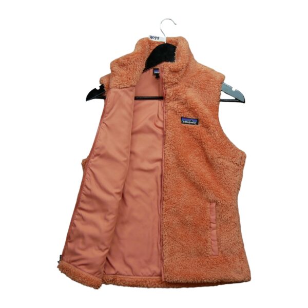 Veste polaires femme sans manches orange Patagonia Col Montant QWE3699