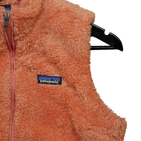 Veste polaires femme sans manches orange Patagonia Col Montant QWE3699