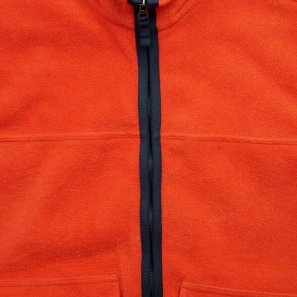 Veste polaires homme sans manches orange GAP Col Montant QWE3316