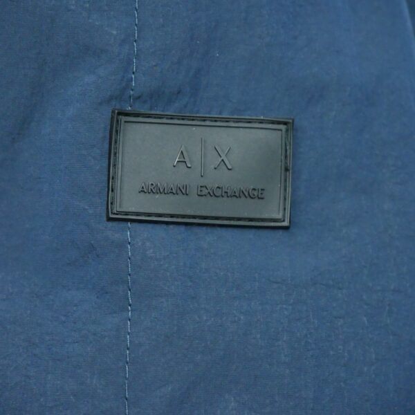 Blouson homme manches longues marine Armani Exchange Col Montant QWE0118