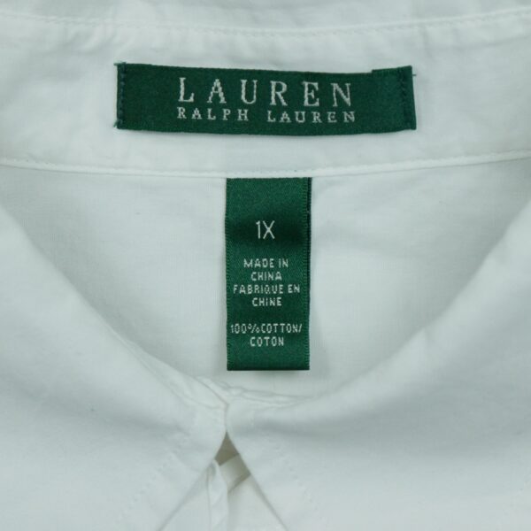 Chemise classiques femme manches longues blanc Polo Ralph Lauren QWE3688