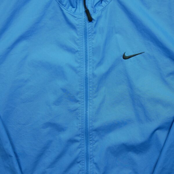 Coupe vent homme manches longues bleu Nike Col Montant QWE0060