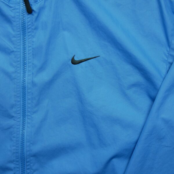 Coupe vent homme manches longues bleu Nike Col Montant QWE0060