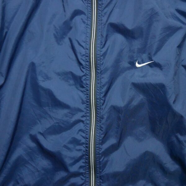 Coupe vent homme manches longues bleu Nike Col Montant QWE0576