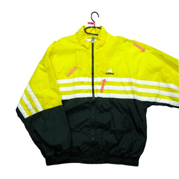 Coupe vent homme manches longues jaune Adidas QWE2096