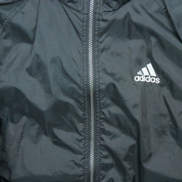 Coupe vent homme manches longues noir Adidas Col Montant QWE1110