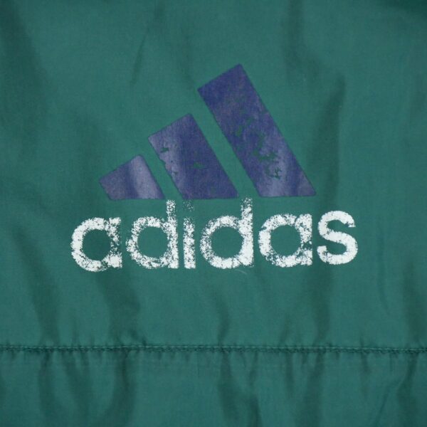 Coupe vent homme manches longues vert Adidas Col Montant QWE1006