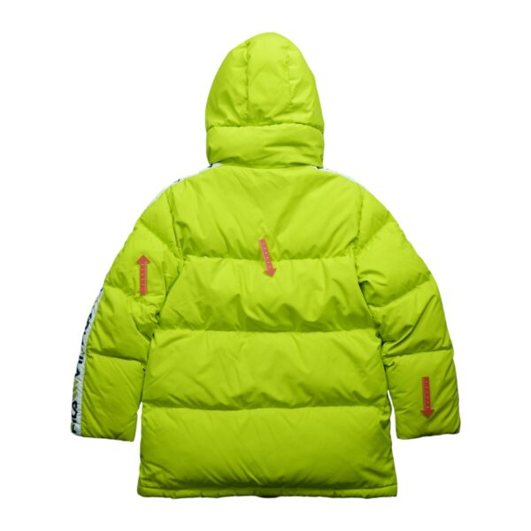 Doudoune femme manches longues jaune fluo Fila QWE2300