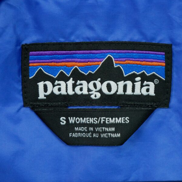 Doudoune femme manches longues violet Patagonia Col Montant QWE0211