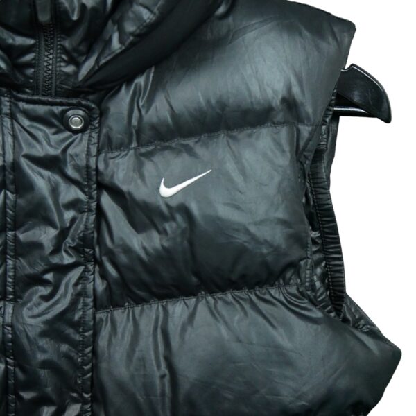 Doudoune femme sans manches noir Nike Col Montant QWE0058