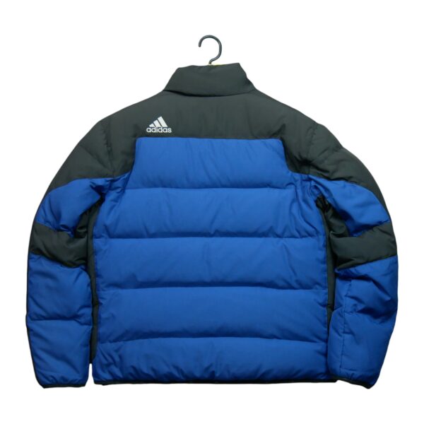 Doudoune homme manches longues bleu Adidas Col Montant QWE1605