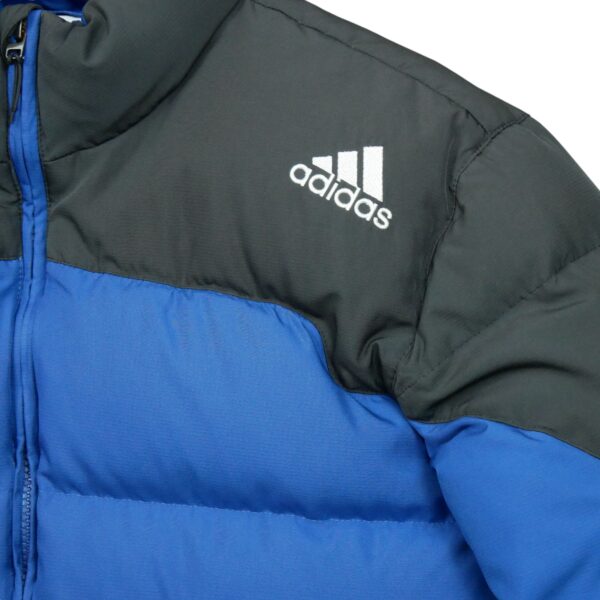 Doudoune homme manches longues bleu Adidas Col Montant QWE1605