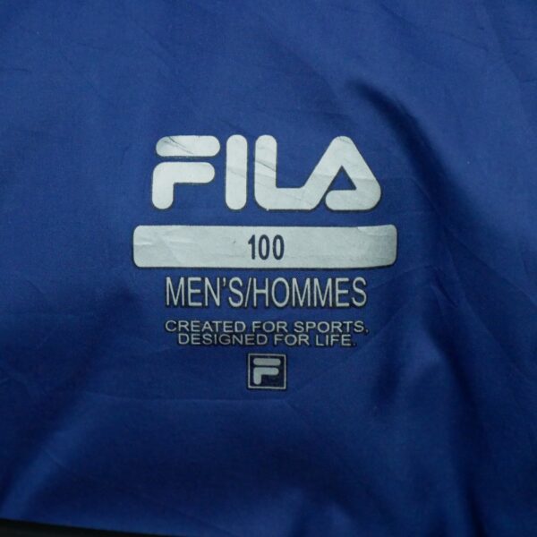 Doudoune homme manches longues bleu Fila Col Montant QWE2010