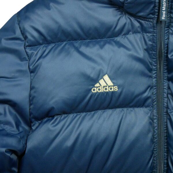 Doudoune homme manches longues marine Adidas Col Montant Equipe Real Madrid QWE0363