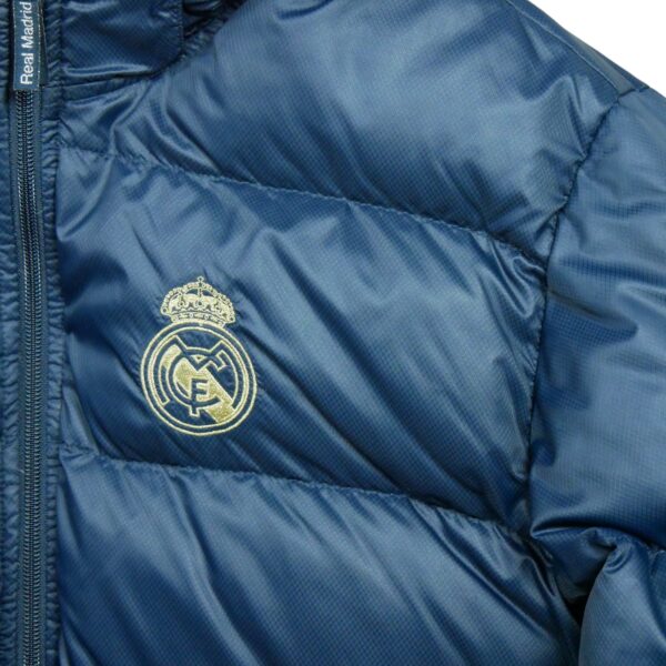 Doudoune homme manches longues marine Adidas Col Montant Equipe Real Madrid QWE0363