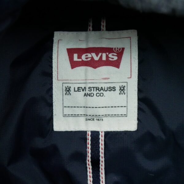 Doudoune homme manches longues marine Levi Strauss Col Montant QWE1150