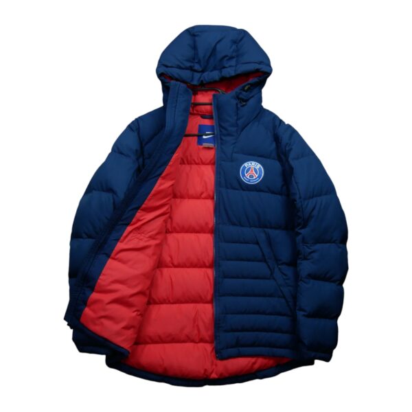 Doudoune homme manches longues marine Nike Col Montant Equipe PSG Paris Saint Germain QWE1264