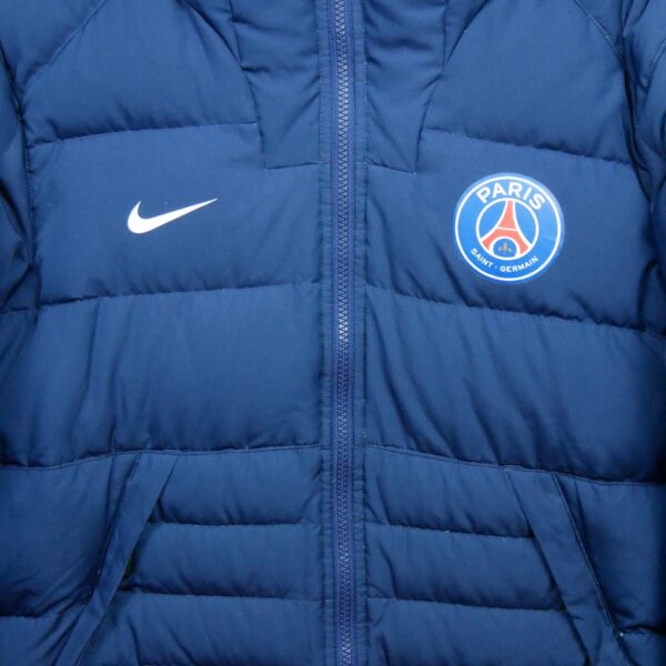 Doudoune homme manches longues marine Nike Col Montant Equipe PSG Paris Saint Germain QWE1264