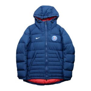 Doudoune homme manches longues marine Nike Col Montant Equipe PSG Paris Saint Germain QWE1264