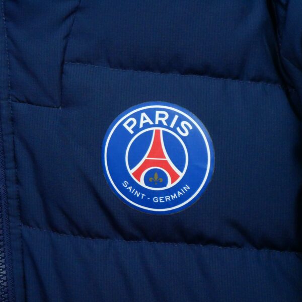 Doudoune homme manches longues marine Nike Col Montant Equipe PSG Paris Saint Germain QWE1264