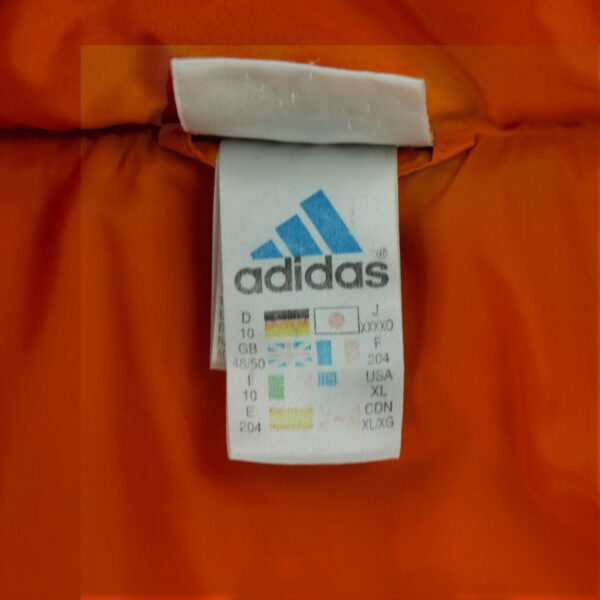 Doudoune homme manches longues orange Adidas Col Montant QWE2075