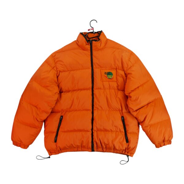 Doudoune homme manches longues orange Adidas Col Montant QWE2075