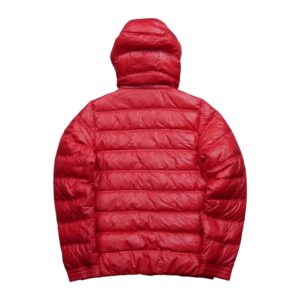 Doudoune homme manches longues rouge Adidas Col Montant QWE1526