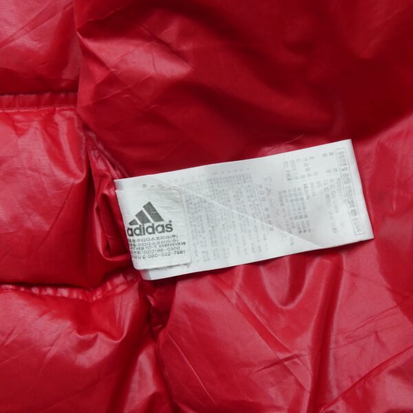 Doudoune homme manches longues rouge Adidas Col Montant QWE1526