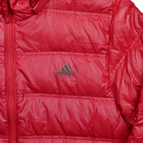 Doudoune homme manches longues rouge Adidas Col Montant QWE1526