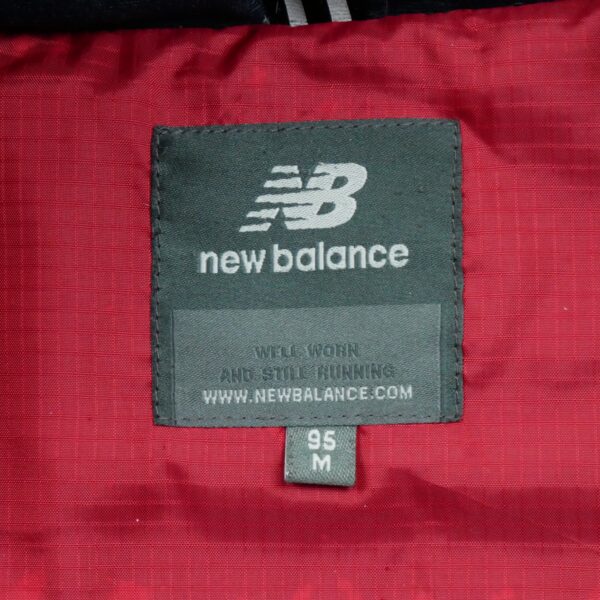 Doudoune homme manches longues rouge New Balance Col Montant QWE1101