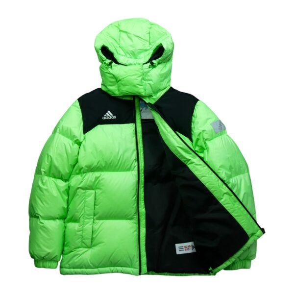 Doudoune homme manches longues vert fluo Adidas Col Montant QWE2019