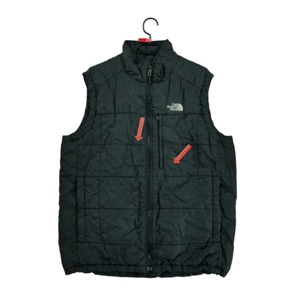 Doudoune homme sans manches noir The North Face Col Montant QWE2225