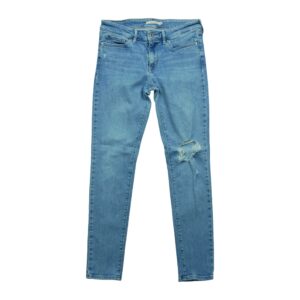 Jean coupe skinny femme bleu clair Levi Strauss QWE3107