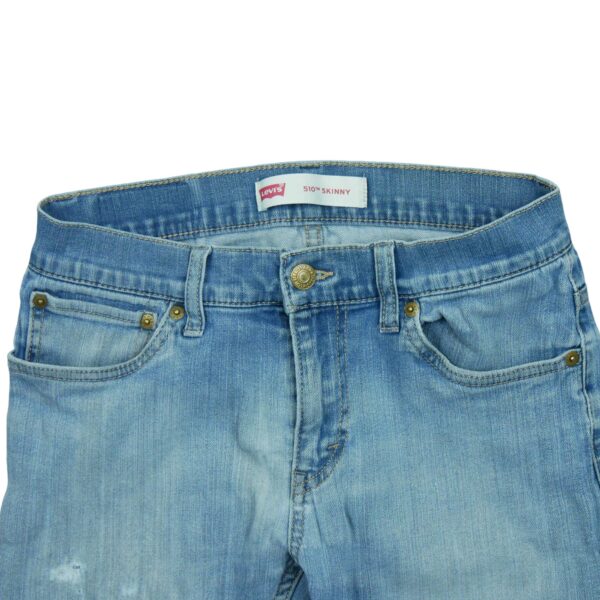 Jean coupe skinny homme bleu clair Levi Strauss QWE1292