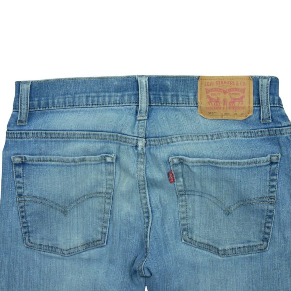 Jean coupe skinny homme bleu clair Levi Strauss QWE1292