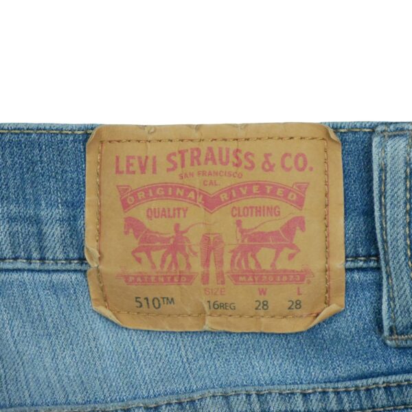 Jean coupe skinny homme bleu clair Levi Strauss QWE1292