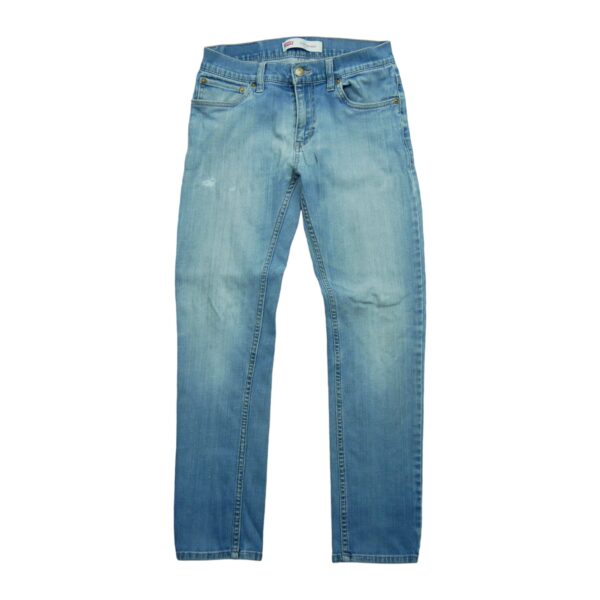 Jean coupe skinny homme bleu clair Levi Strauss QWE1292