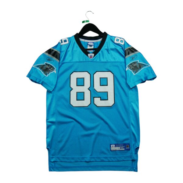 Maillot manches courtes enfant bleu Reebok Equipe Carolina Panthers QWE0325