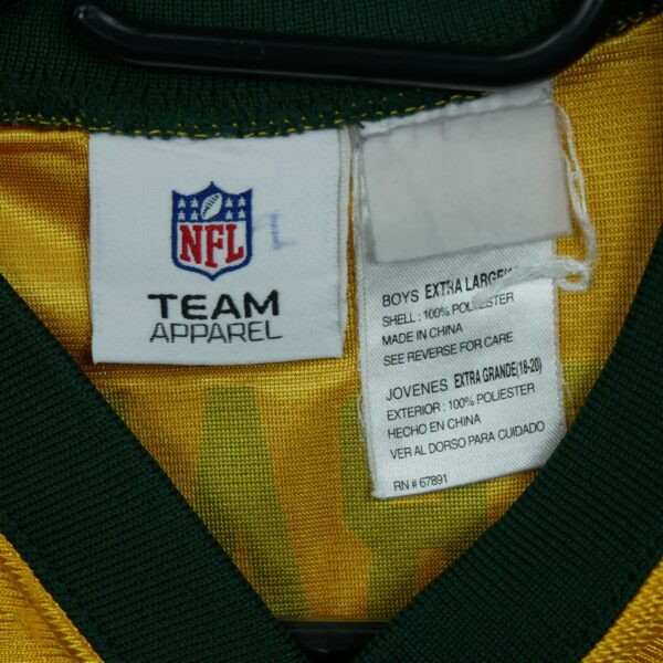 Maillot manches courtes enfant jaune NFL Team Apparel Equipe Green Bay Packers QWE1130