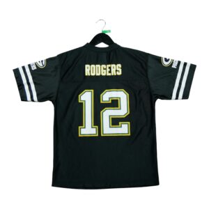 Maillot manches courtes enfant noir NFL Team Apparel Equipe Green Bay Packers QWE0301